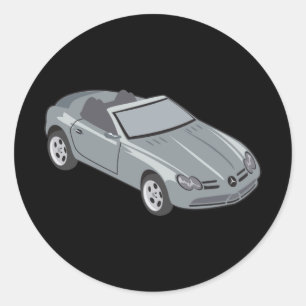 Mercedes SLK Ronde Sticker