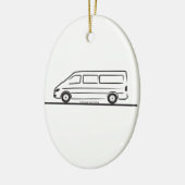 Mercedes Sprinter Keramisch Ornament (Links)