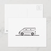 Mercedes Sprinter Short Wheelbase Briefkaart (Voorkant / Achterkant)