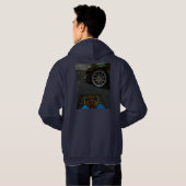 mercedes sweat - shirt à capuche cls 63 (Dos entier)