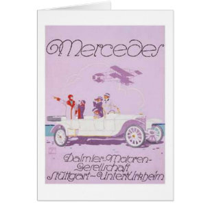 Mercedes Vintages Ad-Purple, avion