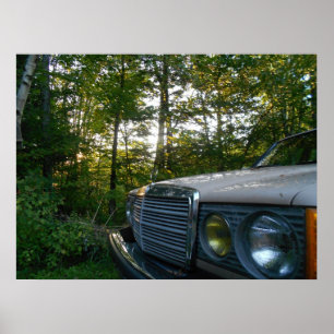 Mercedes W123 Poster