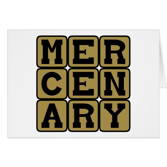 Mercenaire, Muscle à louer (Devant horizontal)