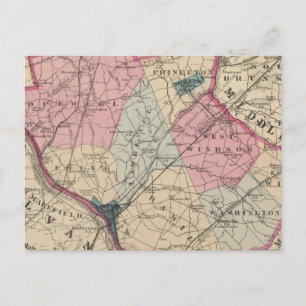 Mercer County, NJ Briefkaart