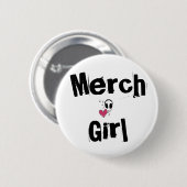 Merch Girl Pin Ronde Button 5,7 Cm (Voorkant /achterkant)