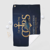 Merch. Serviette de golf nautique (En situation)
