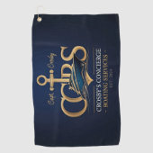 Merch. Serviette de golf nautique (Devant)