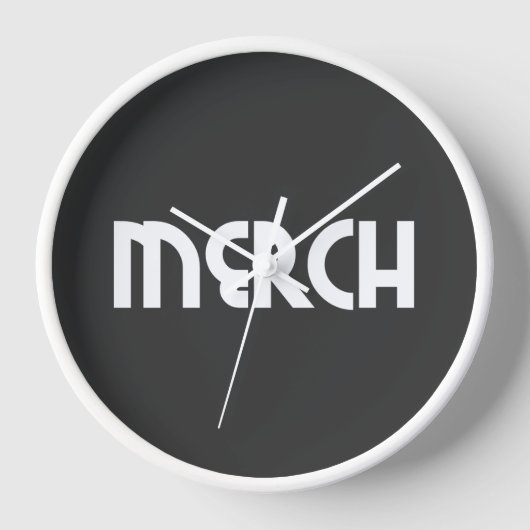 Merch Wall Clock (Voorkant)