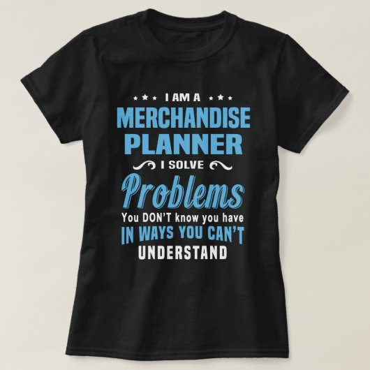 merchandise planner t-shirt (Design voorkant)