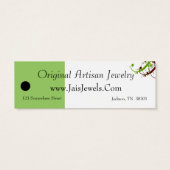 Merchandise Prijs Labels (Olive Groen/Rood) Mini Visitekaartjes (Achterkant)