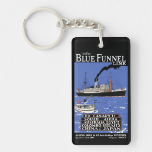 MERCHANT LINER REIZIGER POSTER SLEUTELHANGER