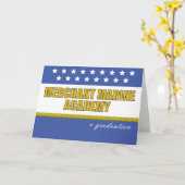 Merchant Marine Academy Afstuderen Gefeliciteerd Kaart (Gele Bloem)