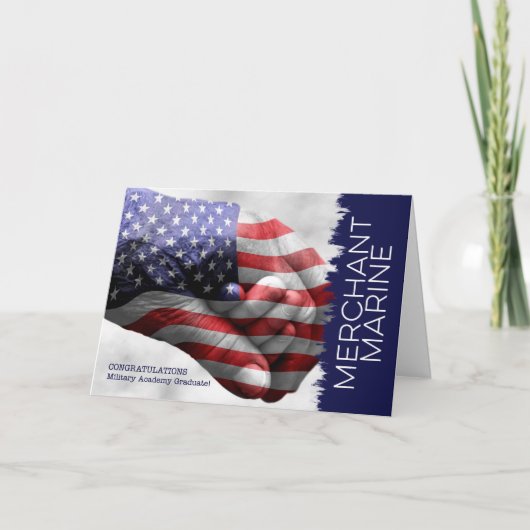 Merchant Marine Academy Afstuderen hand in hand Kaart (Voorkant)