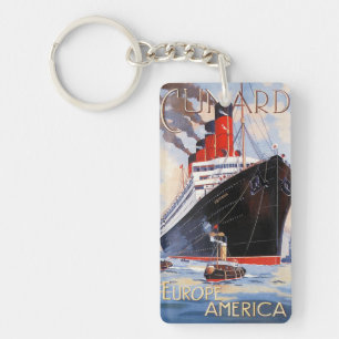 MERCHANT STEAMER KEY RING SLEUTELHANGER