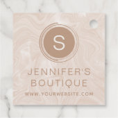 Merchnaam Kleding Maatlabels Marmeren Labels (Achterkant)