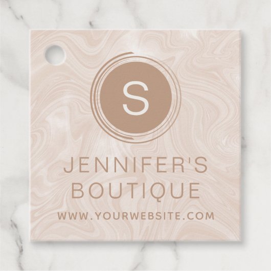 Merchnaam Kleding Maatlabels Marmeren Labels (Voorkant)
