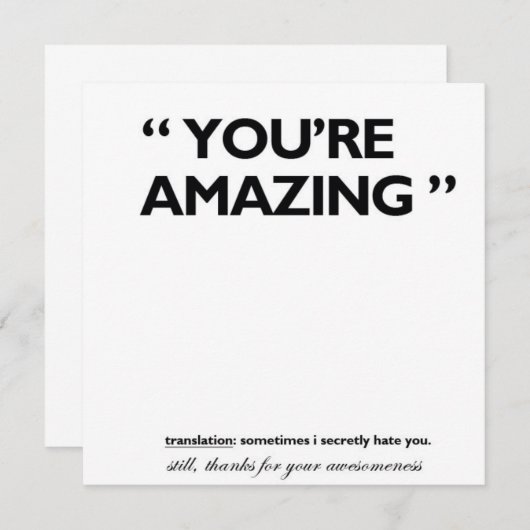 Merci ! (Devant / Derrière)