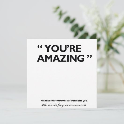 Merci ! (Debout devant)