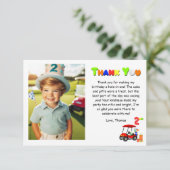 Merci 2e anniversaire Motif Red Golf Cart Boy's (Debout devant)