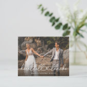 Merci à coeur photo Mariage (Debout devant)