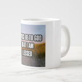 Merci à Dieu de ce que je suis béni Mug (Devant droit)