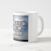 Merci À Dieu Que Je Suis Courageux Mug (Devant droit)