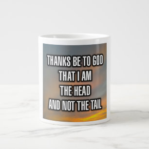 Merci À Dieu Que Je Suis La Tête Et Non... Mug