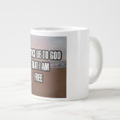 Merci À Dieu Que Je Suis Libre Mug (Devant droit)