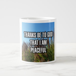 Merci À Dieu Que Je Suis Mug Paisible