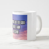 Merci À Dieu Que Je Suis Sécurisé Mug (Devant droit)
