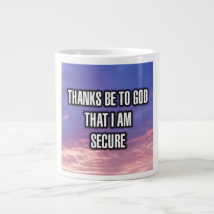 Merci À Dieu Que Je Suis Sécurisé Mug