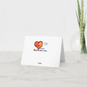 Merci À Funérailles Accueil Carte De Voeux (Dos)