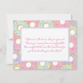 Merci à Hole Bunch Donut Carte de remerciements d' (Dos)