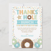 Merci à Hole Bunch Donut Carte de remerciements d' (Devant)