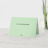 MERCI À LA CARTE MAISON DE SOURIS (Dos)
