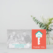 merci à la clé de votre domicile (Debout devant)