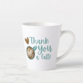 Merci A' Latte Mug (Droite)