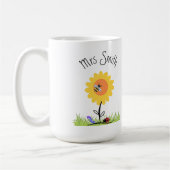 Merci à l'enseignant mug - Personnalisé (Gauche)