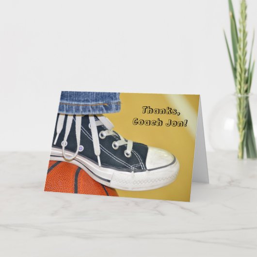 Merci à l'entraîneur de basket (Devant)