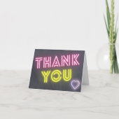 Merci à lumière de néon (Devant)