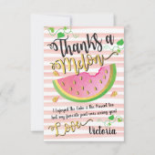 Merci à Melon Watermelon Merci carte de note (Devant)