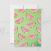 Merci à Melon Watermelon Merci carte de note (Dos)