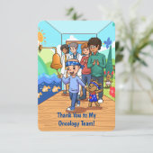 Merci à Mon équipe d'oncologie ! (Debout devant)