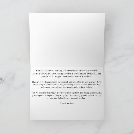 Merci à mon mari - radio (Intérieur)