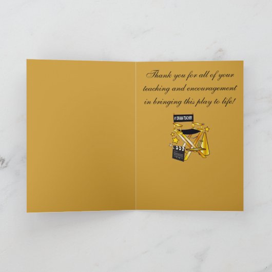 Merci à mon professeur de drame : Jeu (Intérieur)