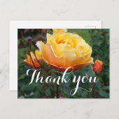 Merci À propos du Rose Face #2 Carte postale (Devant / Derrière)