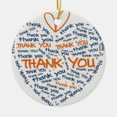 *MERCI* À QUELQU'UN SPÉCIFIQUE CHRSITMAS Ornement (Devant)