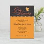 Merci à Thanksgiving Invitation (Debout devant)