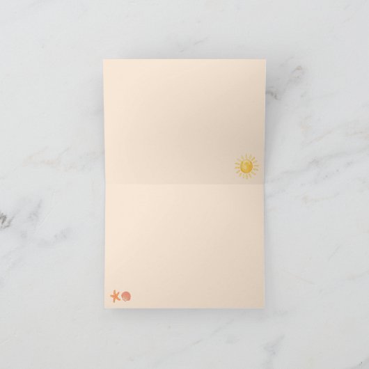 Merci À Thème De La Plage D'Été (Intérieur)