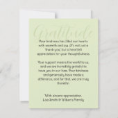 Merci à thème des fleurs de tulipes rouges (Dos)